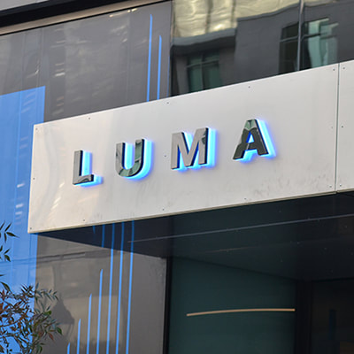 LUMA Apartments Signage